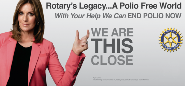 Rotary's legacy... a Polio free world